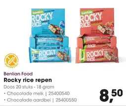 HANOS Benlian Food Rocky rice repen aanbieding