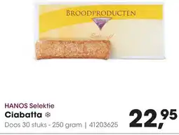 HANOS Ciabatta aanbieding