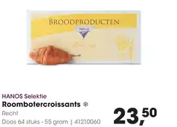 HANOS Roombotercroissants aanbieding