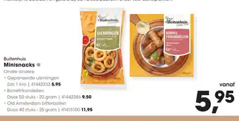 HANOS Minisnacks aanbieding