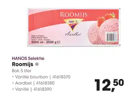 HANOS Roomijs aanbieding