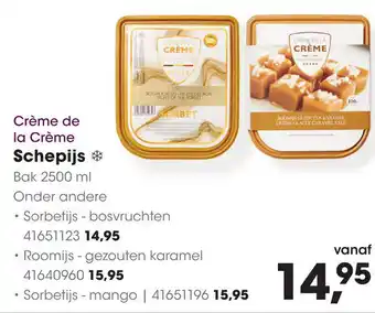 HANOS Crème de la Crème Schepijs aanbieding