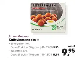 HANOS Kalfsvleessnacks aanbieding