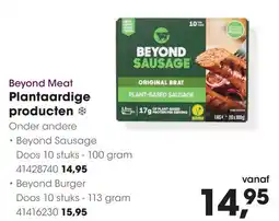 HANOS Beyond Meat Plantaardige producten aanbieding