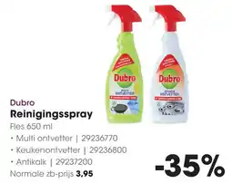 HANOS Dubro Reinigingsspray aanbieding