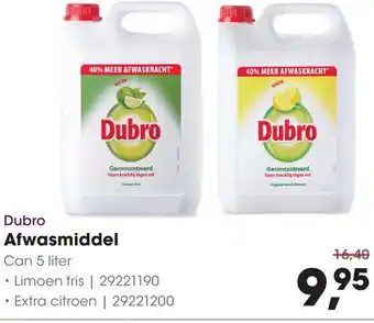 HANOS Dubro Afwasmiddel aanbieding