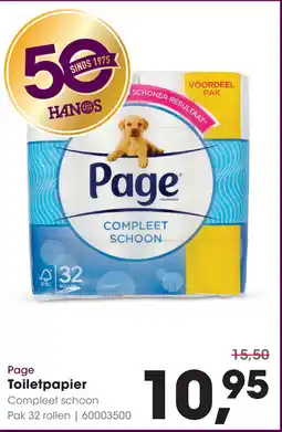 HANOS Page Toiletpapier aanbieding