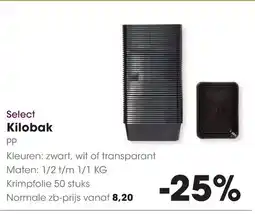 HANOS Select Kilobak aanbieding