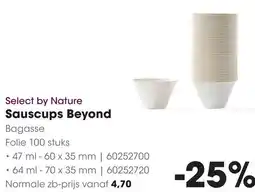 HANOS Select by Nature Sauscups Beyond aanbieding