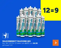 BOUWMAAT Siliconenkit silicone-no aanbieding