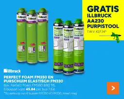 BOUWMAAT Perfect foam fm350 en purschuim elastisch fm330 aanbieding