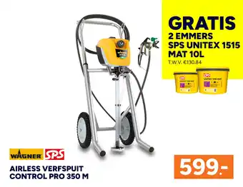 BOUWMAAT Airless verfspuit control pro 350 m aanbieding
