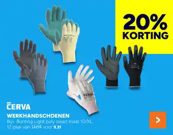 BOUWMAAT Werkhandschoenen aanbieding