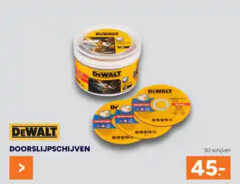BOUWMAAT Doorslijpschijven aanbieding