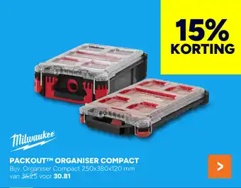 BOUWMAAT Packout organiser compact aanbieding