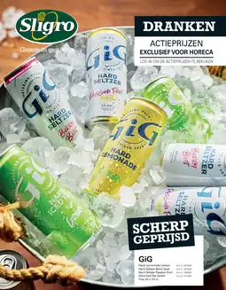 Sligro GiG aanbieding