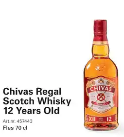 Sligro Chivas Regal Scotch Whisky 12 Years Old aanbieding