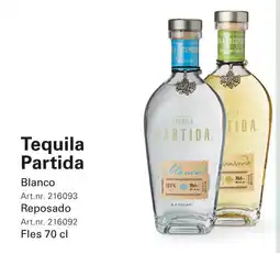 Sligro Tequila Partida aanbieding