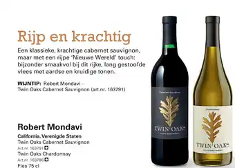 Sligro Robert Mondavi aanbieding
