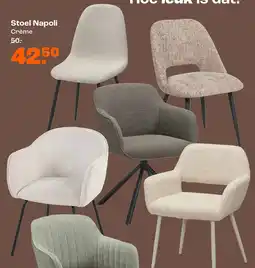 Kwantum Stoel Napoli aanbieding
