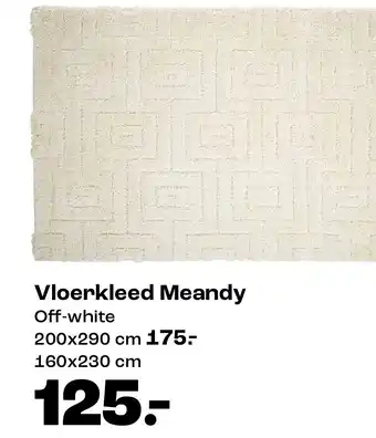 Kwantum Vloerkleed Meandy aanbieding