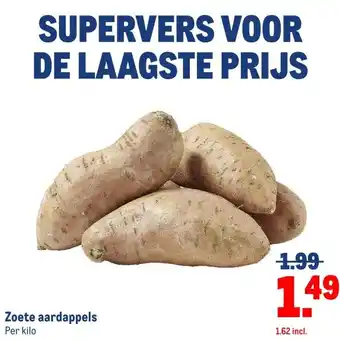 Makro Zoete aardappels aanbieding
