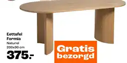 Kwantum Eettafel Formia Naturel aanbieding