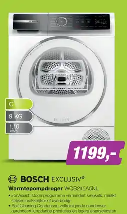 EP Warmtepompdroger WQB245A5NL aanbieding