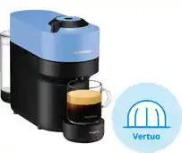 MediaMarkt MAGIMIX Nespresso Vertuo POP Blauw aanbieding