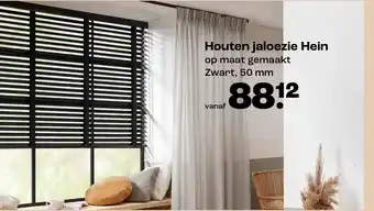 Kwantum Houten jaloezie Hein aanbieding