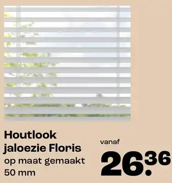 Kwantum Houtlook jaloezie Floris aanbieding