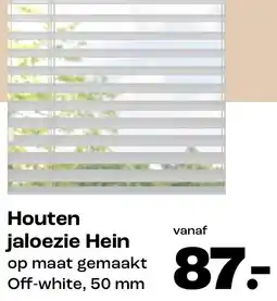 Kwantum Houten jaloezie Hein aanbieding