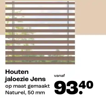 Kwantum Houten jaloezie Jens aanbieding