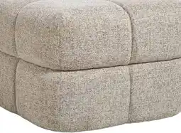 Kwantum Poef Leine Taupe aanbieding