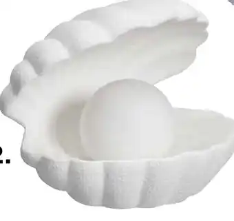 Kwantum Tafellamp Schelp wit aanbieding