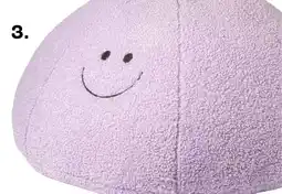 Kwantum Poef Smiley Lila aanbieding