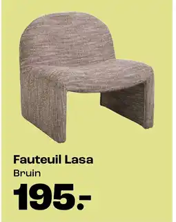 Kwantum Fauteuil Lasa Bruin aanbieding