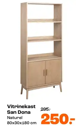Kwantum Vitrinekast San Dona aanbieding