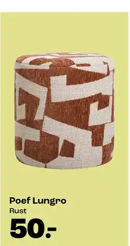 Kwantum Poef Lungro aanbieding