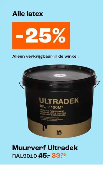 Kwantum Muurverf Ultradek aanbieding