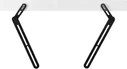 Bol.com SpeaKa Professional Easy Soundbar-beugel Zwenkbaar Zwart 1 paar aanbieding