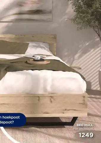 TotaalBED Bed Hull | houten hoofdbord aanbieding