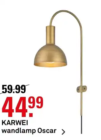 Karwei Wandlamp Oscar aanbieding