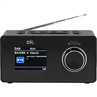 MediaMarkt OK. OCR 430 DAB+ radio Zwart aanbieding