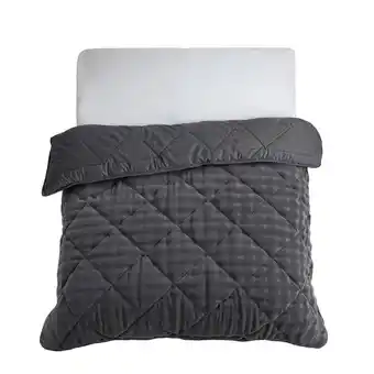 Action Lazy all-in-one dekbed Pom Pom Fur - antraciet aanbieding