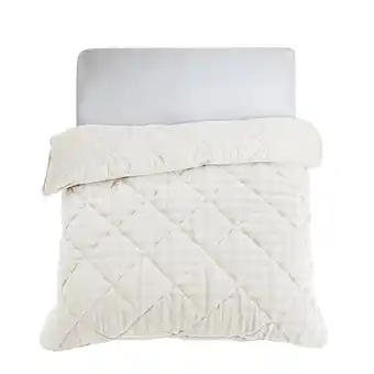 Action Lazy all-in-one dekbed Pom Pom Fur - crème-wit aanbieding