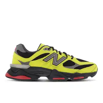 Foot Locker New Balance 9060 Sneakers Heren - Geel - Maat 45 - Leer, Synthetisch aanbieding