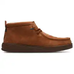 Foot Locker HEYDUDE Wally Mid Gripr Warmth Sneakers Heren - Bruin - Maat 41 - Suède aanbieding
