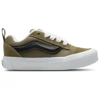 Foot Locker Vans Knu Skool Peuterschoenen - Olijf - Maat 30 - Leer aanbieding