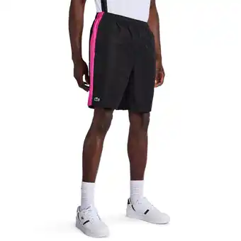 Foot Locker Lacoste Diamond Weave Korte Broeken Heren - Zwart - Maat XL - Poly Woven aanbieding